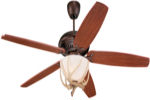 60" Antler Ceiling Fan w/ Light Kit