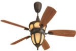 52" Rustic Ceiling Fan w/ Light