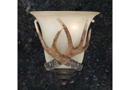 Cast Antler Wall Light