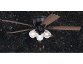 Edison 3-Light 52 inch Ceiling Fan