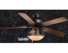 Rustic Ceiling Fan 52 inch w/ Yukon Light Kit