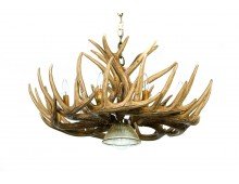 Verde Deer Antler Chandelier w/ Downlight