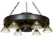 Verde Wagon Wheel 30 inch Chandelier