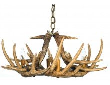 Whitetail 6 Cast Antler Chandelier