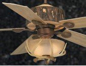 Woodlands Rustic 52 inch Faux Antler Ceiling Fan