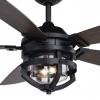 Farmhouse Modern 54 inch Ceiling Fan Matte Black